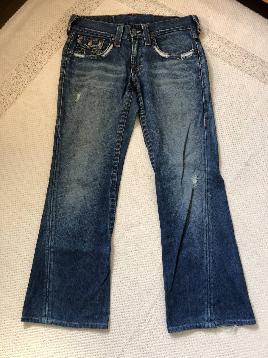 大幅値下げ期間限定価格売切中古品TRUE RELIGIONBRANDJEANSトゥルーレリジョンJOEY/ROW29/SEAT33これからのシーズンにどうですか早い者勝ち_画像1