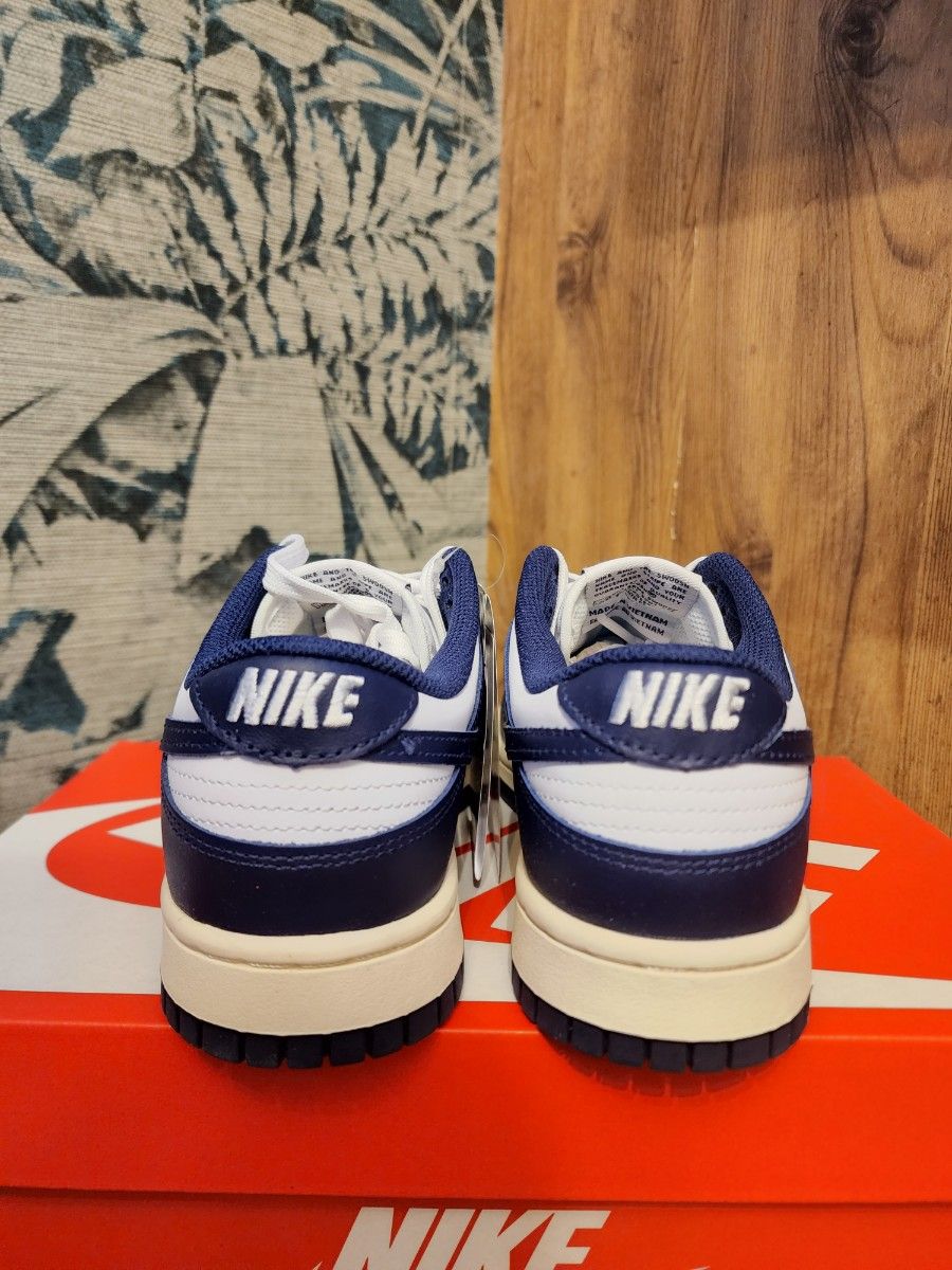 ナイキ ウィメンズ ダンク ロー ヴィンテージ ネイビー スニーカー Nike  Vintage Navy DD1503-115