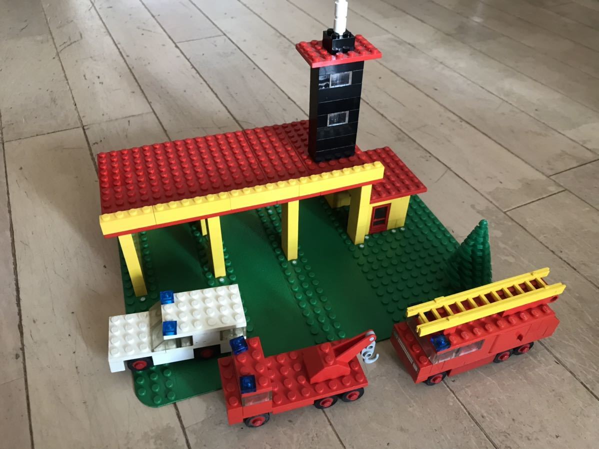 ヤフオク! - オールドレゴLEGO 1970年代 347 消防署 中古