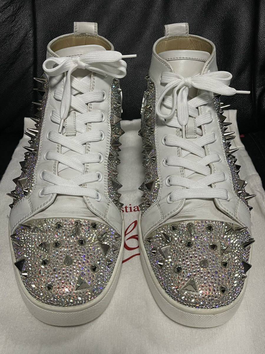 超希少♪Christian Louboutin Lou Pik Pik Strassルイスストラス 超希少♪Christian Louboutin Lou Pik Pik Strassルイスストラス