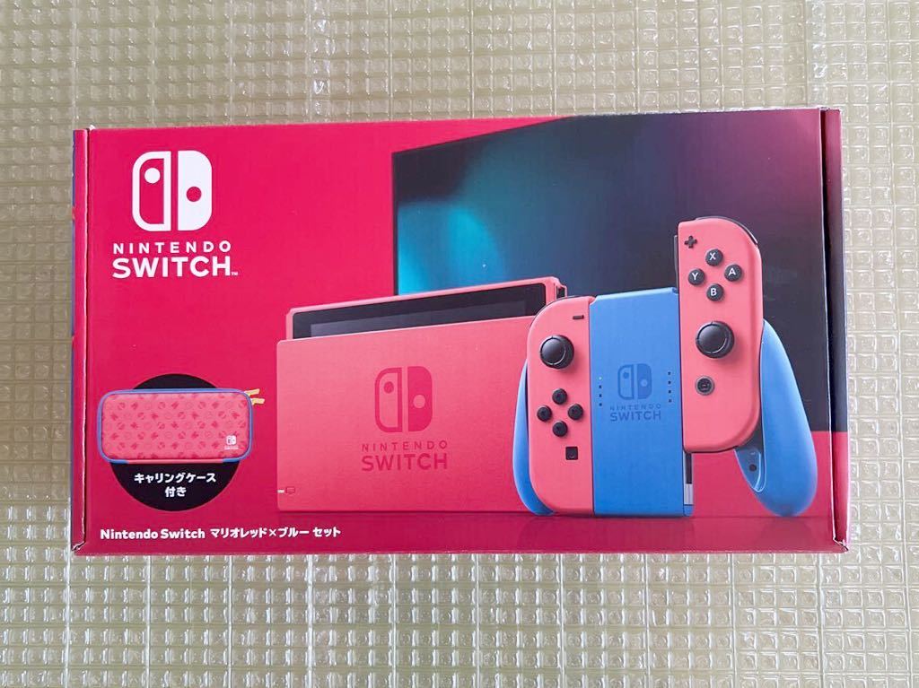 美品 付属品全て有り 任天堂 Nintendo Switch ニンテンドースイッチ 本体 マリオレッド×ブルー セット HAD-S-RAAAF