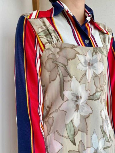 soft floral pattern sleeveless dress〈sd220305〉_画像3