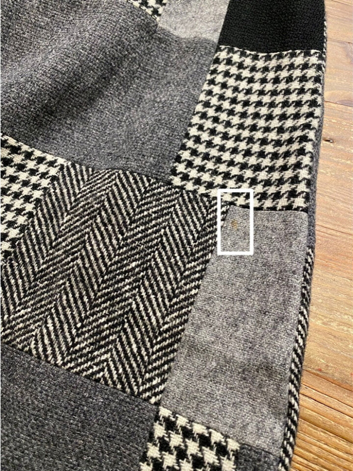 patchwork design wool skirt〈sk210922〉_画像7