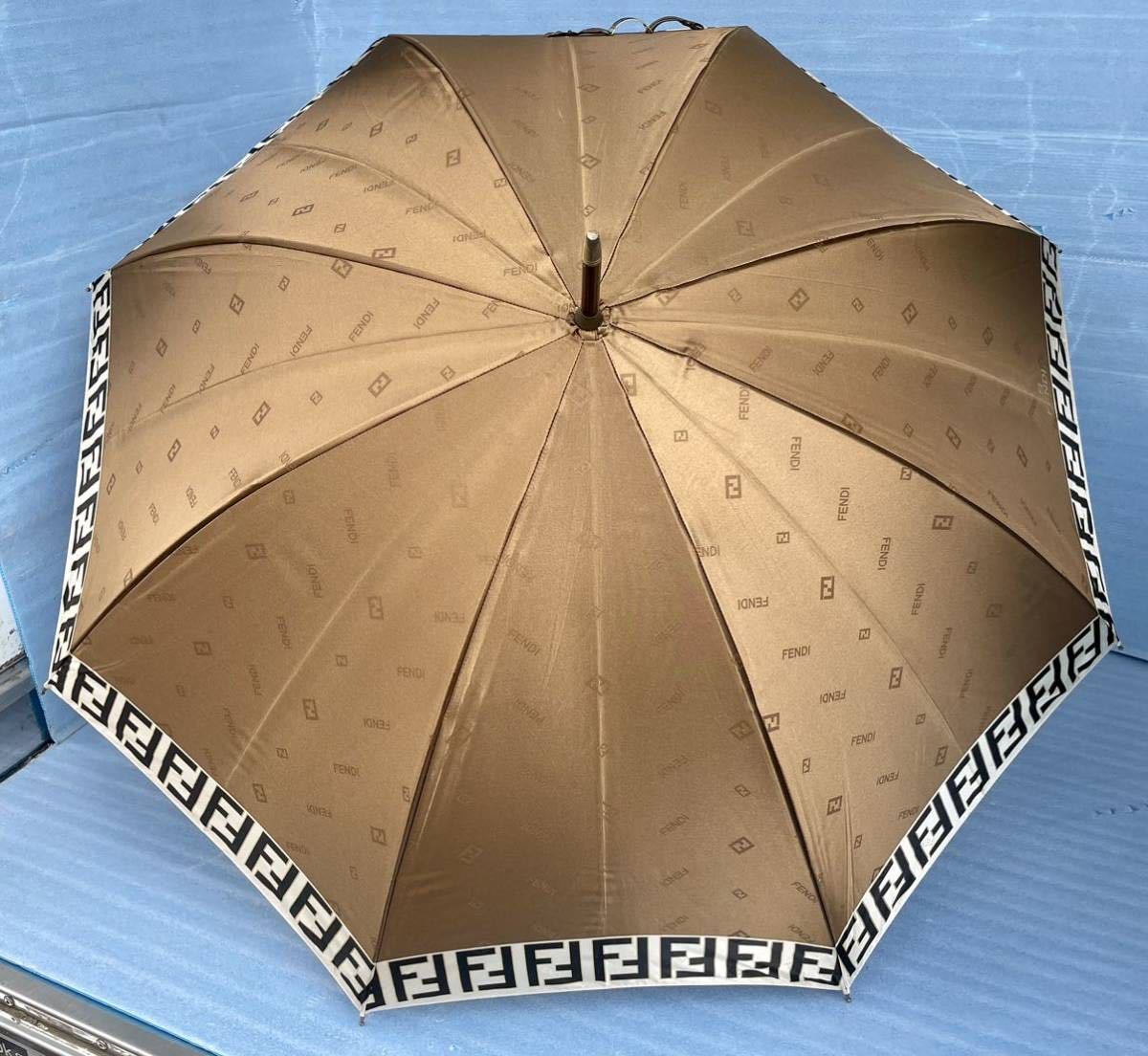 ○【1円スタート】FENDI フェンディ 傘 ズッカ柄 FF柄 ロゴ模様 ○【1円スタート】FENDI フェンディ 傘 ズッカ柄 FF柄 ロゴ模様