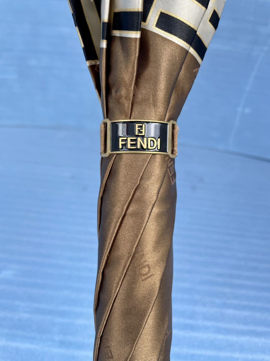 ○【1円スタート】FENDI フェンディ 傘 ズッカ柄 FF柄 ロゴ模様 ○【1円スタート】FENDI フェンディ 傘 ズッカ柄 FF柄 ロゴ模様