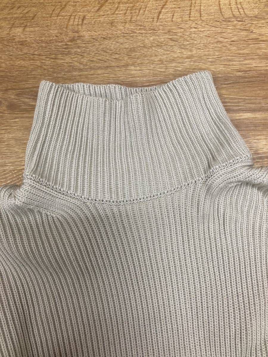 ラッピング不可】 TURTLE KNIT RIB WOOL FINE SUPER AURALEE 極美品