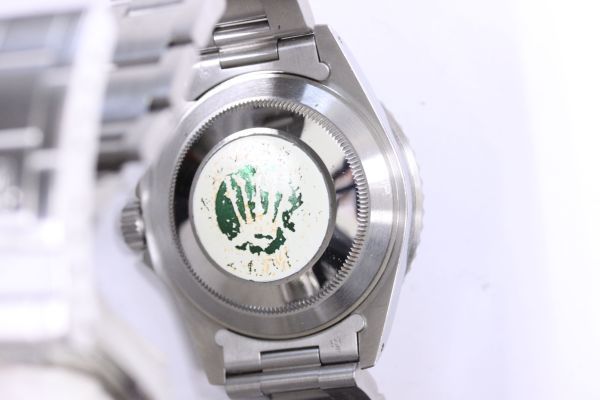 ●本物 超美品 ROLEX 日本ロレックス サブマリーナデイト 16610 U番 紳士腕時計 メンズウォッチ ブラック 黒 自動巻き オートマチックZ3195_画像9