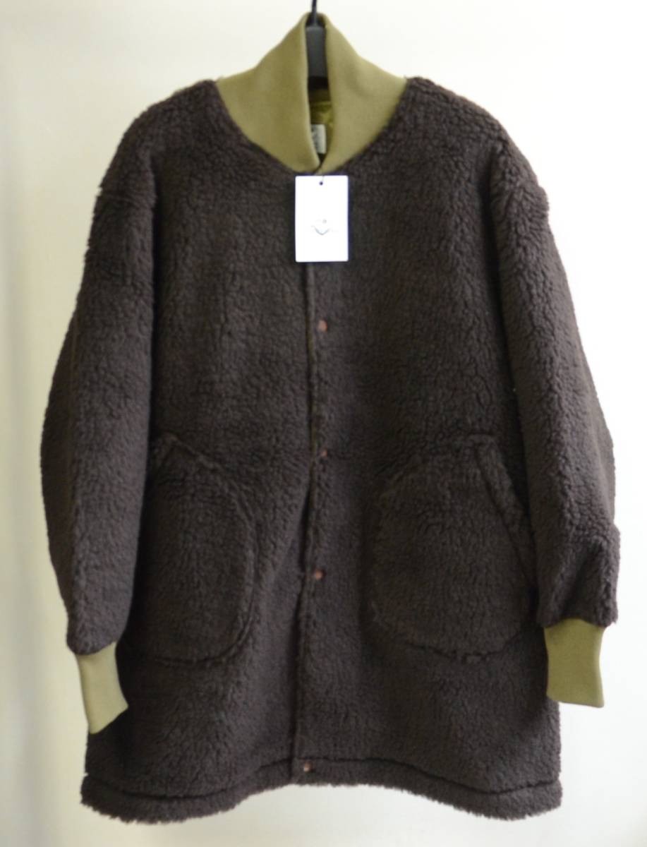 未使用 the conspires コンスパイアーズ ST shearling coat reversible ボア コート size S_画像2