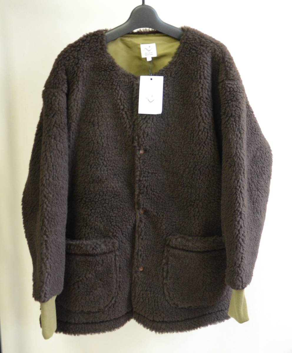 未使用 the conspires コンスパイアーズ nc shearling coat reversible ボア コート size XS_画像2