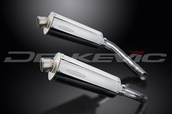 DELKEVIC スリップオンステンレスオーバルマフラー★YAMAHA YZFR1 2009-2014 350mm KIT0488_画像2