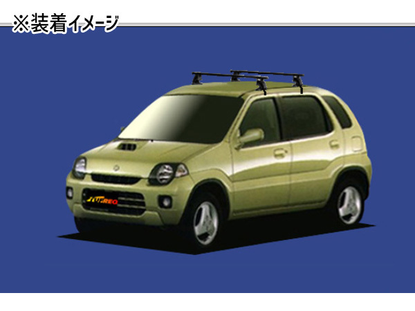 ウィッシュ ZNE-1#G 全車 システムキャリア ベースキャリア 屋根置きタイプ タフレック 1台分 法人のみ配送 送料無料_画像2