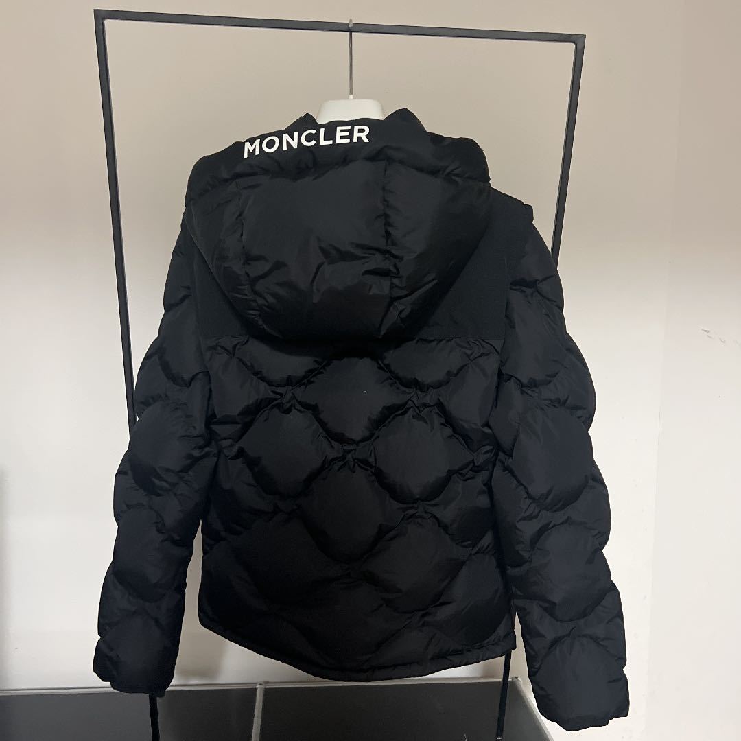 モンクレールMONCLER ★ARLES★アルル★ベスト★2WAY★フードロゴ★ブラック★サイズ1