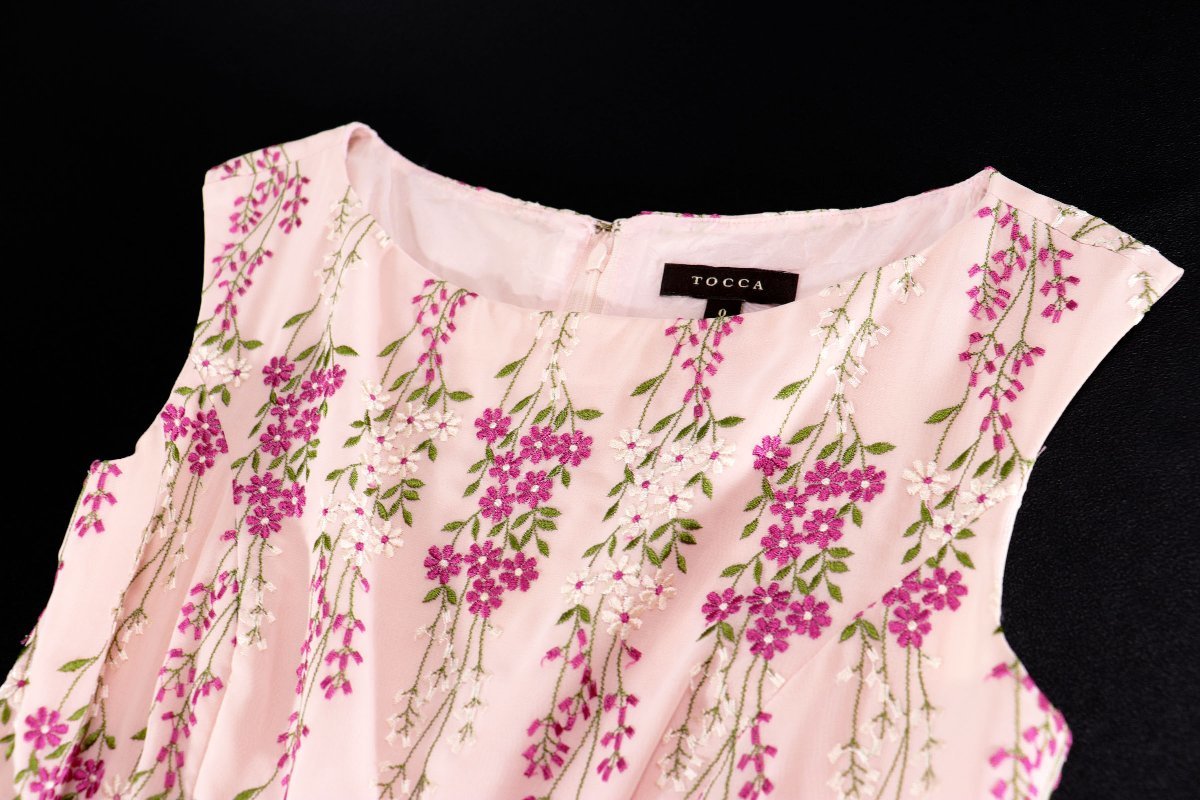 * прекрасный товар 2019*TOCCA Tocca [ переиздание & новый цвет ]DEBUTANT QUEEN платье обычная цена 5.9 десять тысяч :0/ розовый xt501