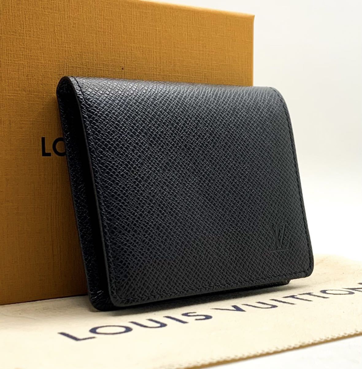 ダークブラウン 茶色 【超美品】LOUIS VUITTON タイガ ポルトビエ6