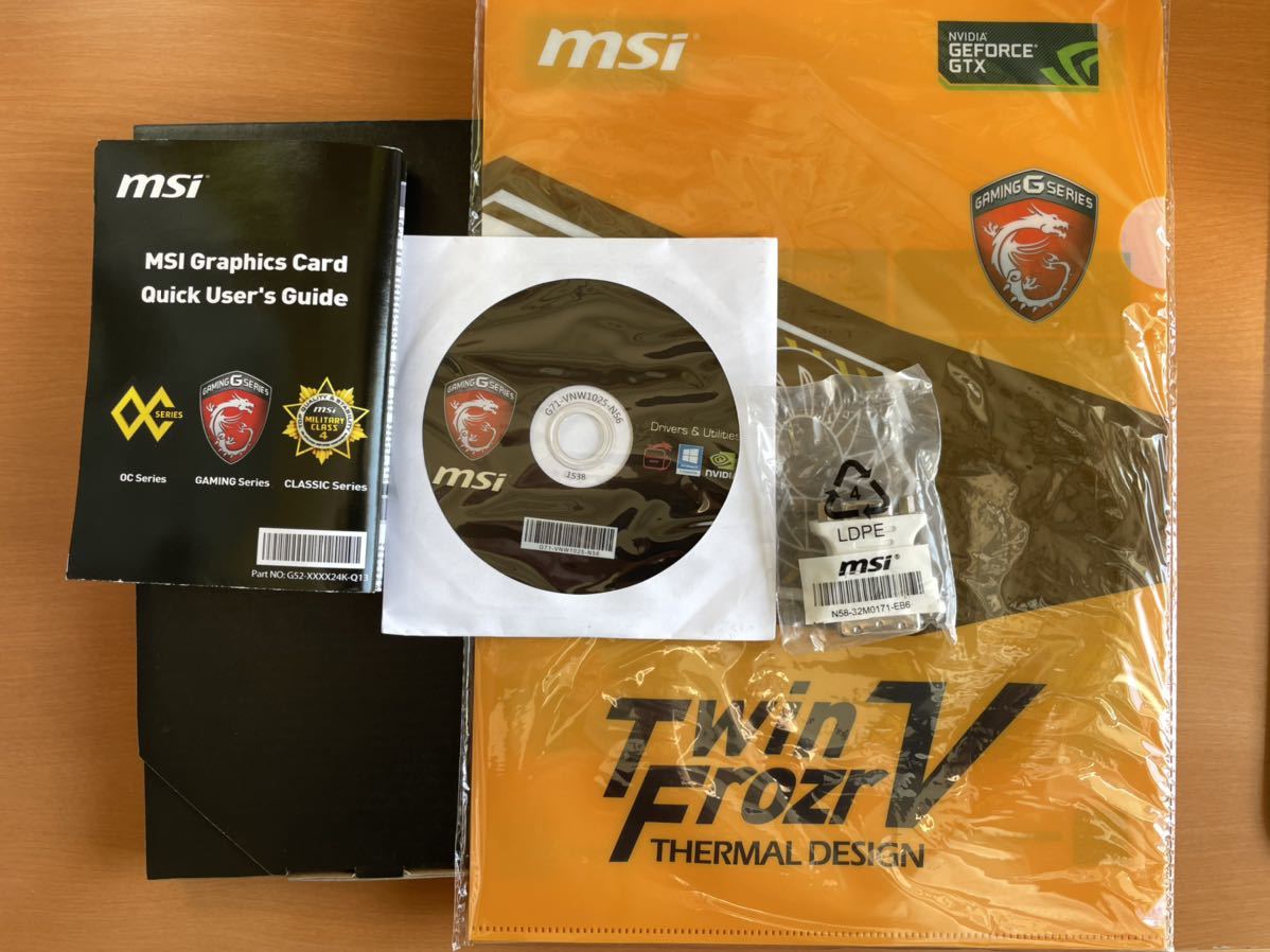 GeForce GTX 980ti msi GOLD EDITION 限定モデル ビデオカードの画像6