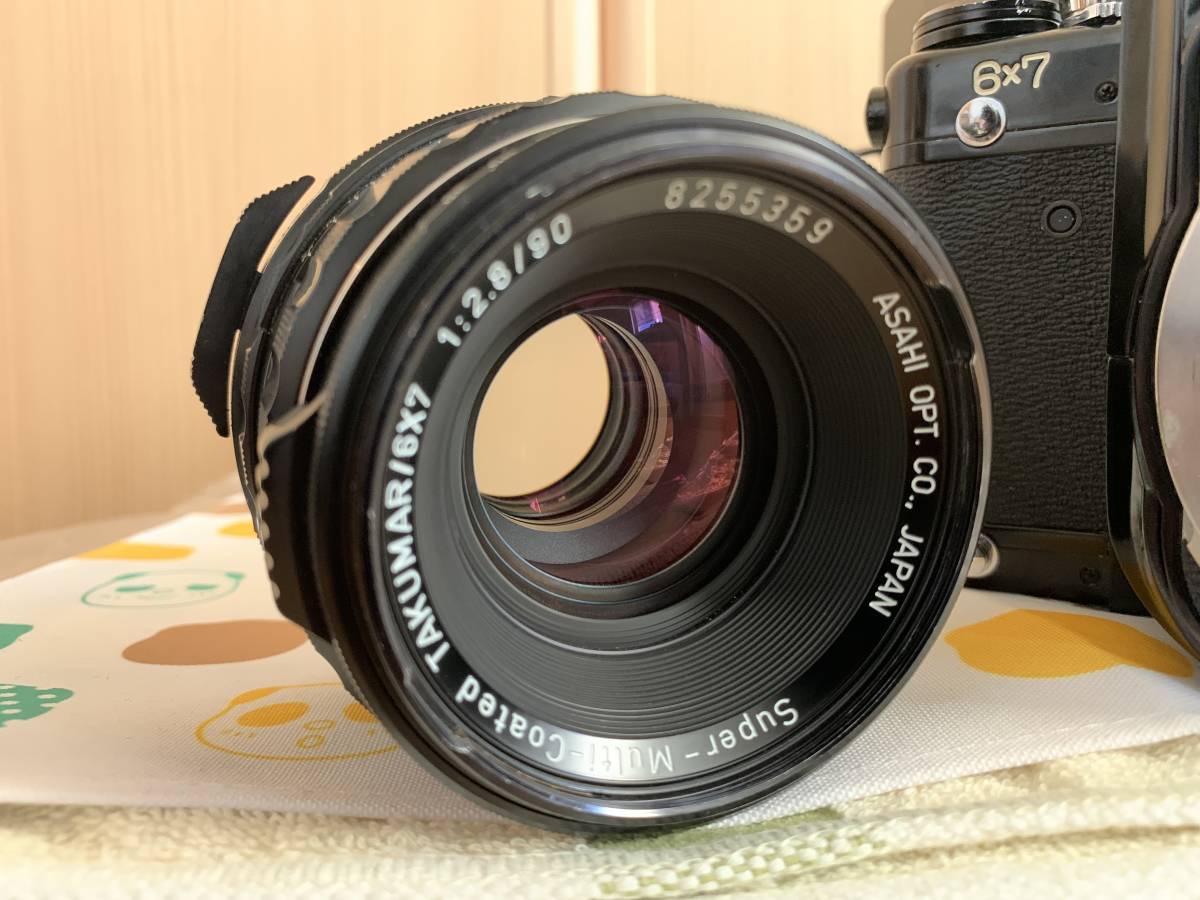 PENTAX 6x7 Super Multi Coated TAKUMAR 6x7 1:2.8 90mm グリップ