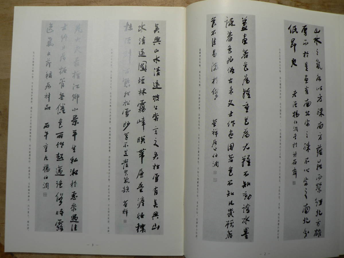 書道グラフ 特集 清 楊伯潤の書と画/1989年 中国書道_画像3