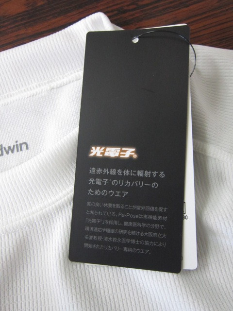 ☆送料無料☆ゴールドウィン 光電子　ReーPose　Tシャツ　メンズ　リカバリーウェア　ホワイト　XLサイズ _画像5