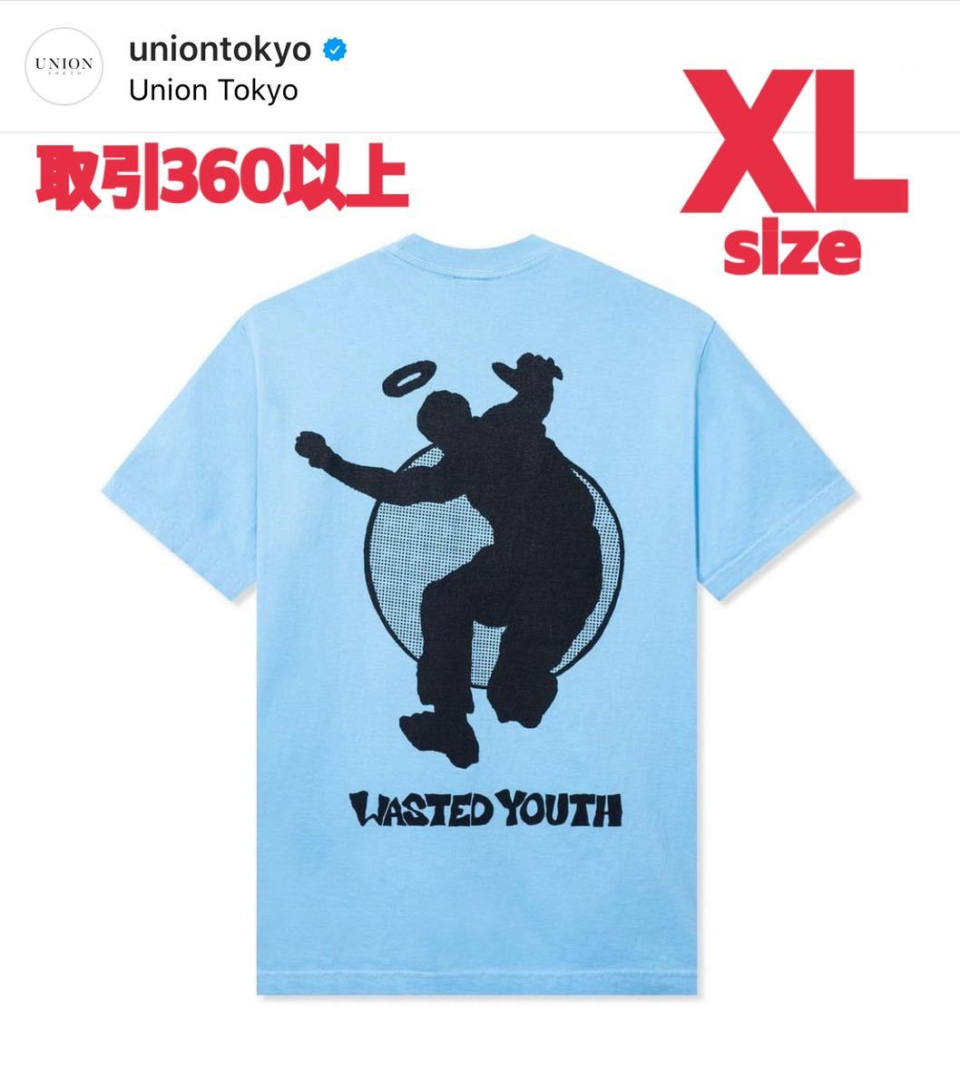 UNION OSAKA Wasted Youth Tee Light Blue XLサイズ ユニオン 大阪