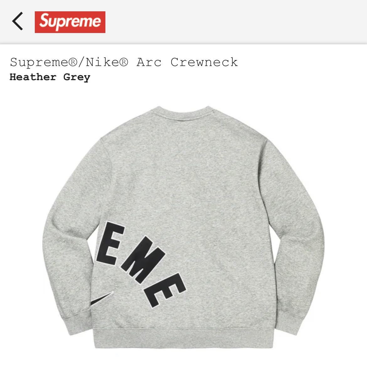 XLサイズ Supreme Nike Crewneck シュプリーム ナイキ-