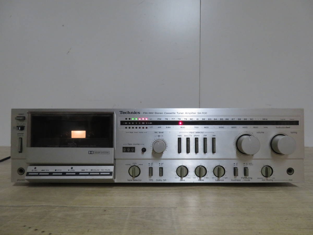 Technics Fm/Am Cassette Tuner Amplifier Sa-R30 from Japan | eBay