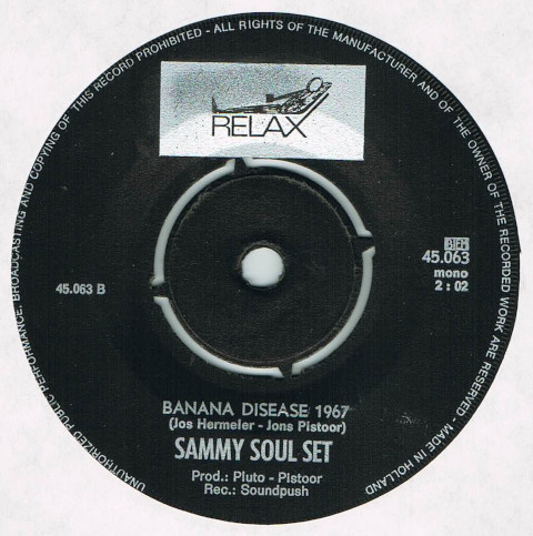 ●SAMMY SOUL SET / MOONTALK / BANANA DISEASE 1967 [HOLLAND 45 ORIGINAL 7inch シングル MOD R&B 試聴]_画像4