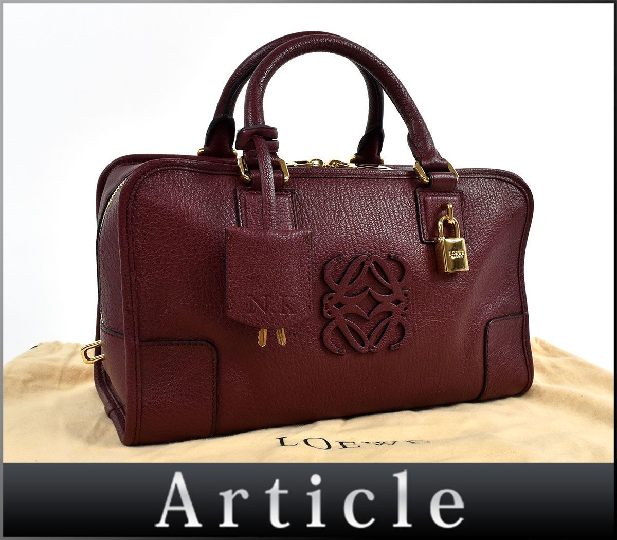 LOEWE アマソナ36 こなれ感 インディゴコレクションバッグ