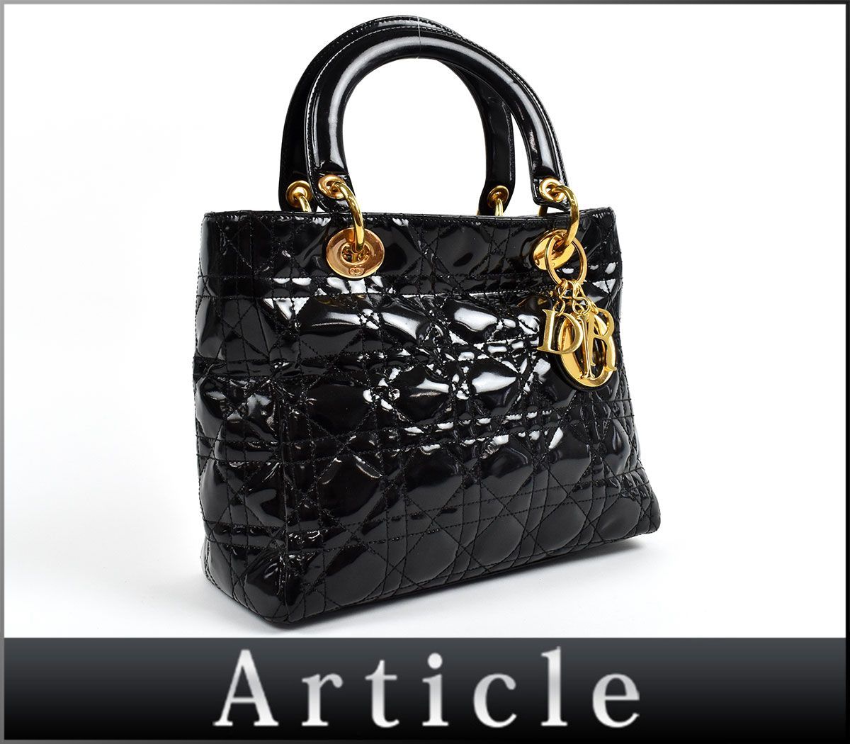 ◆Sランク◆VINTAGE【DIOR】レディ*カナージュ*マイクロ*バッグ Yahoo!オークション - 136649 Christian Dior ディオール レディ