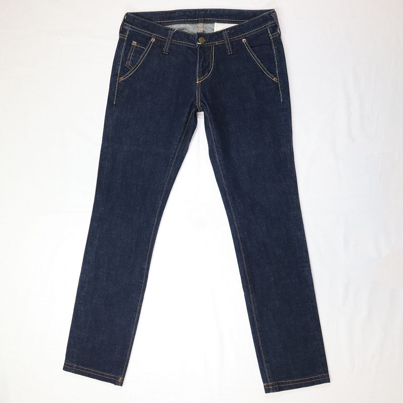 JOHNBULL ジョンブル ワンウォッシュ加工ジップスリムパンツ AP863