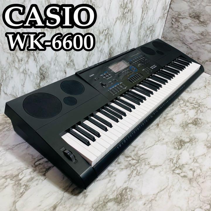 CASIO 76鍵盤 電子キーボード wk-6600 送料無料 - 通販