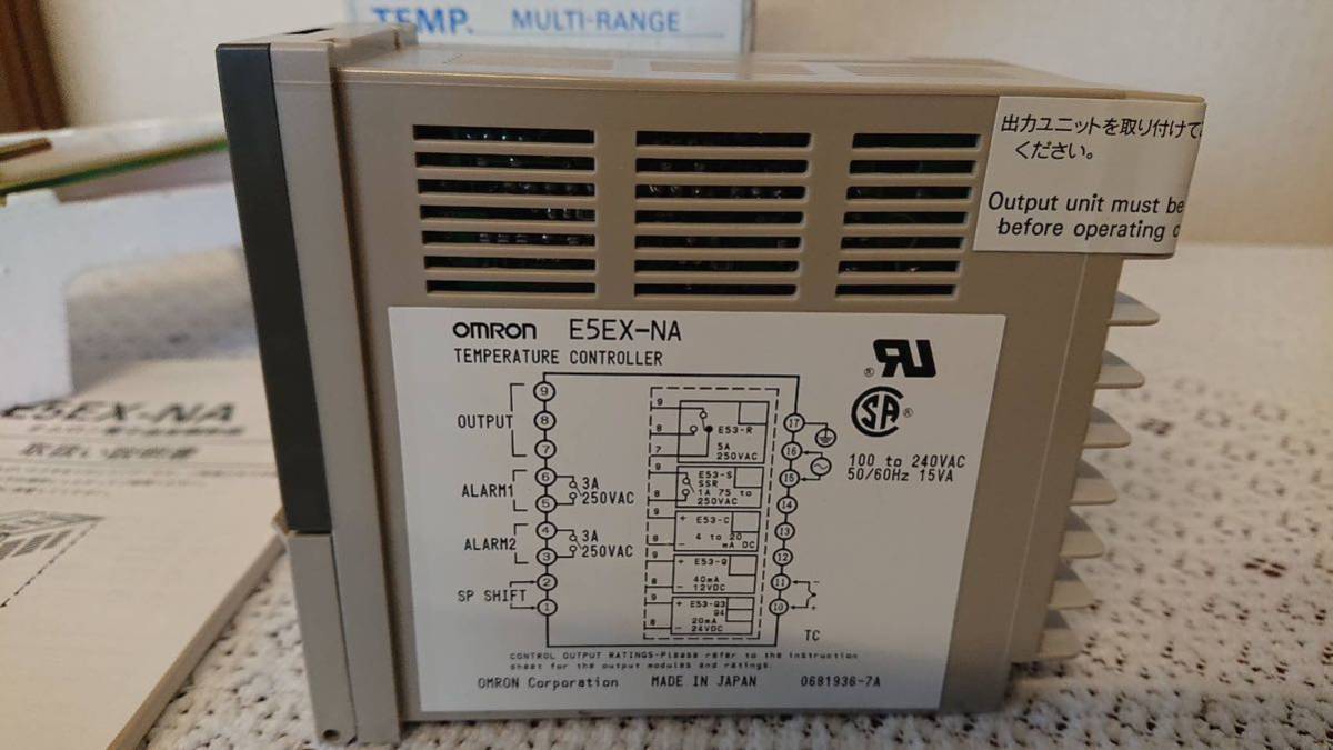 OMRON E5EX-NA デジタル指示温度調節器_画像5