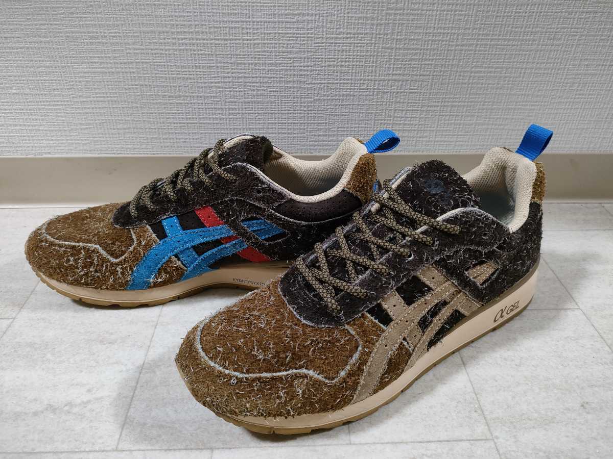 秋冬新作 サイズ：cm 美品 asics tiger 本革 SQUIRREL レザー