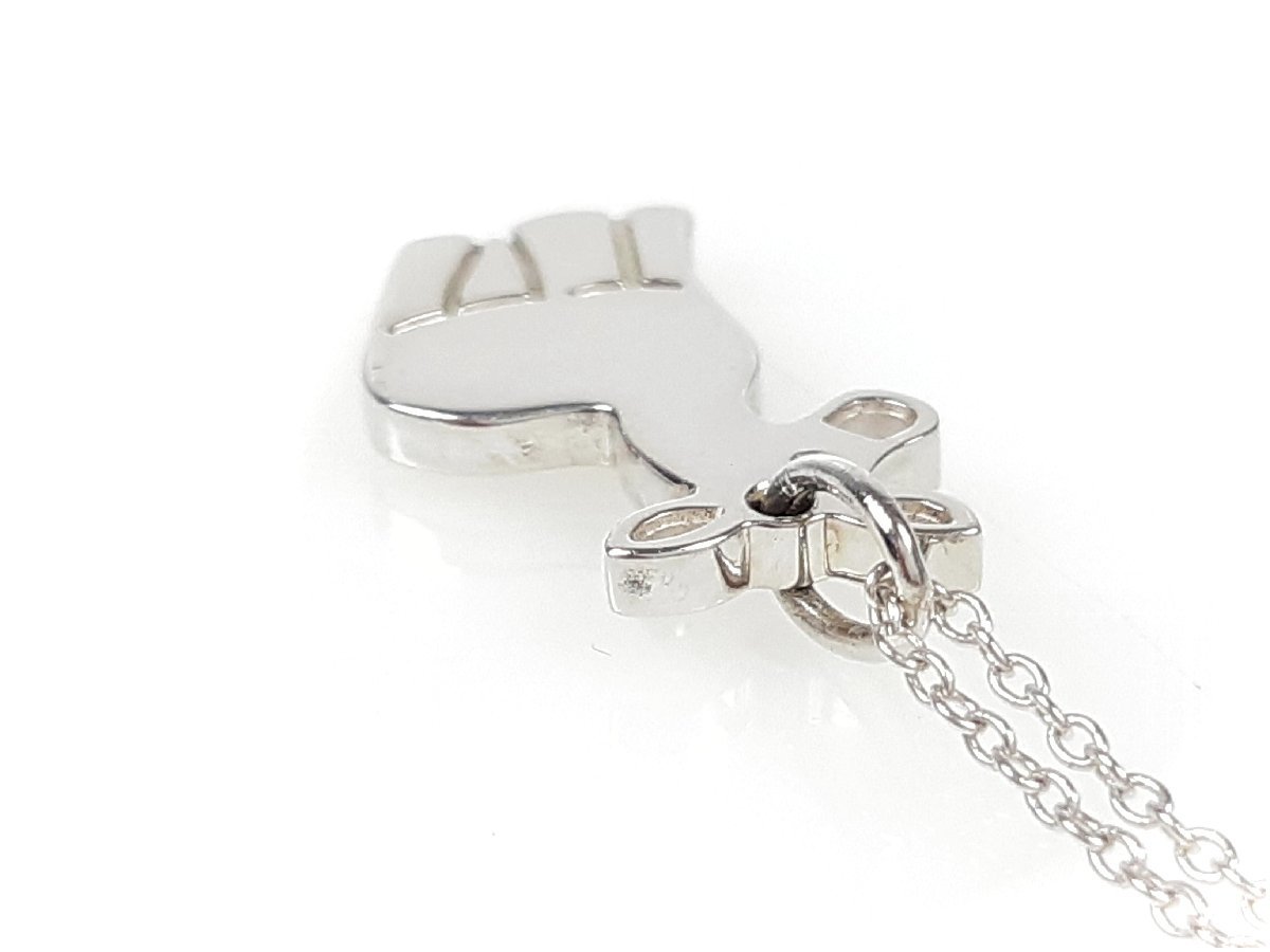 希少 ティファニー TIFFANY smart Donkey スマートドンキー ロバ チャーム ネックレス シルバー925 YAS-8661 3