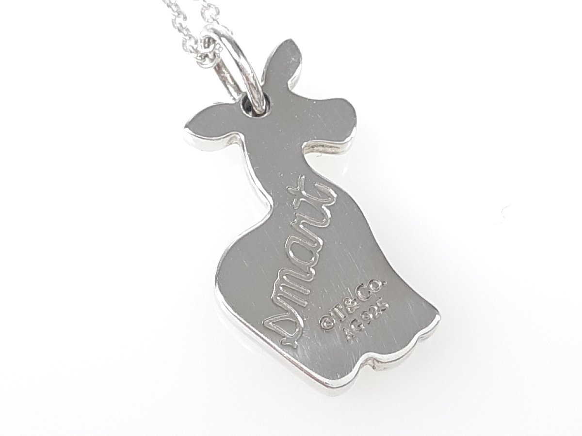 希少 ティファニー TIFFANY smart Donkey スマートドンキー ロバ チャーム ネックレス シルバー925 YAS-8661 4