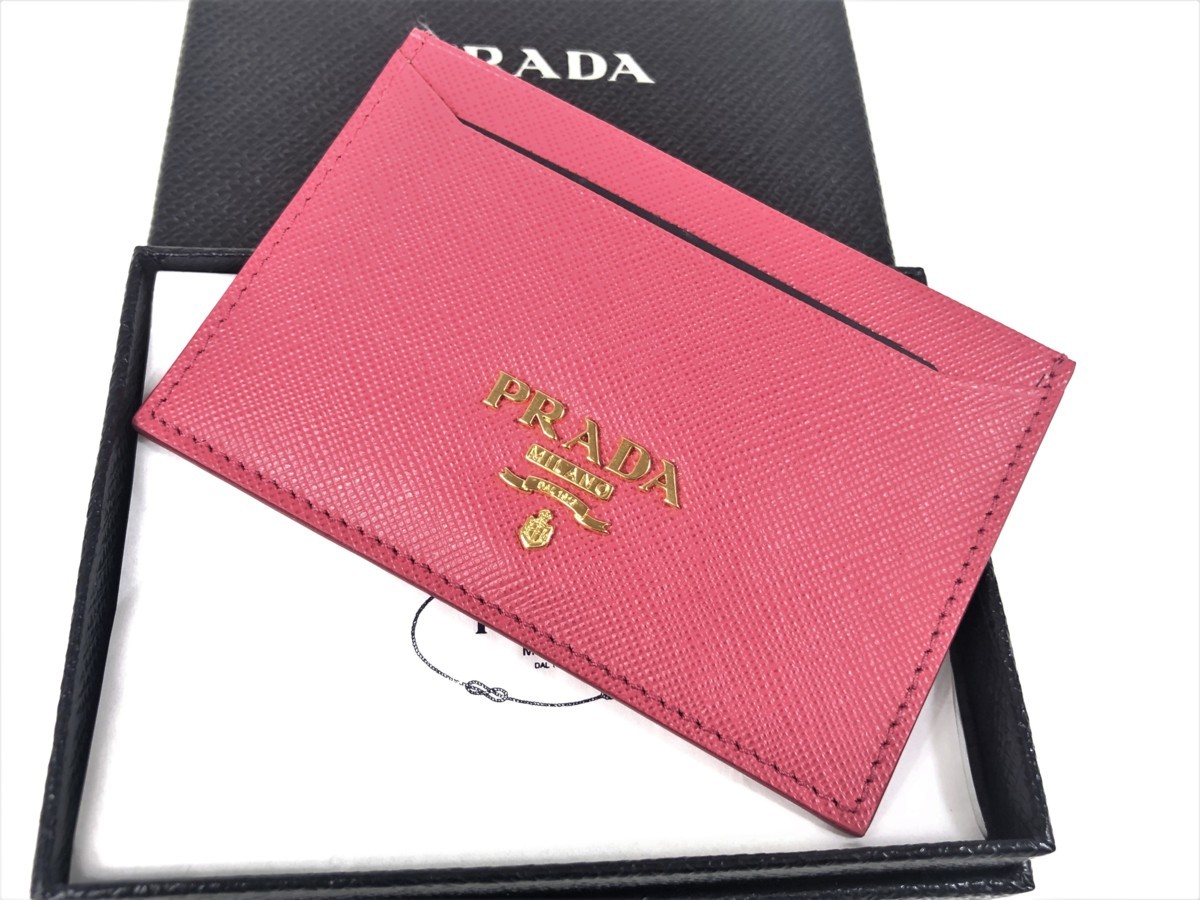 プラダ PRADA 名刺入れ カードケース サフィアーノ 折り財布 | apsofny.com