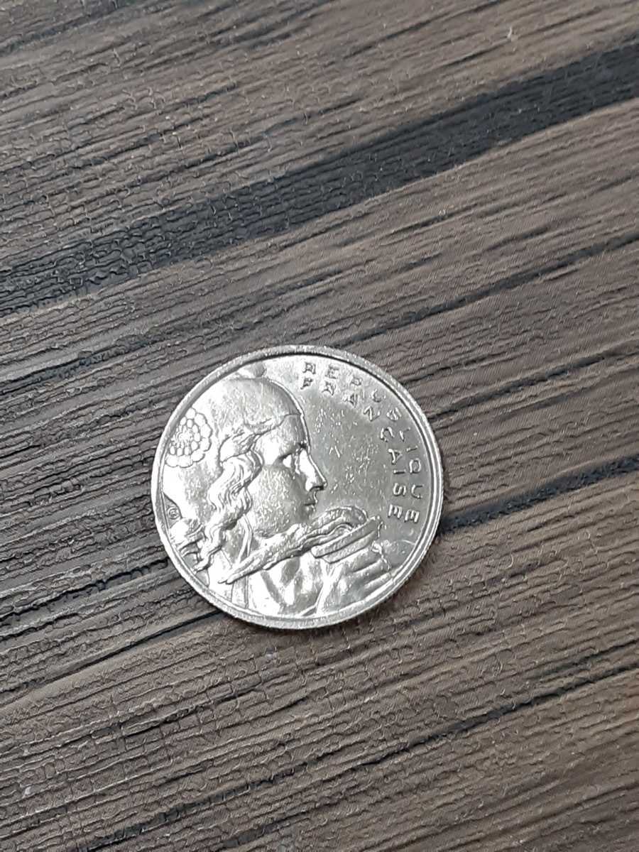 アンティークコイン　フランス　1955年 100フラン硬貨　ミントマークB F1122_画像9