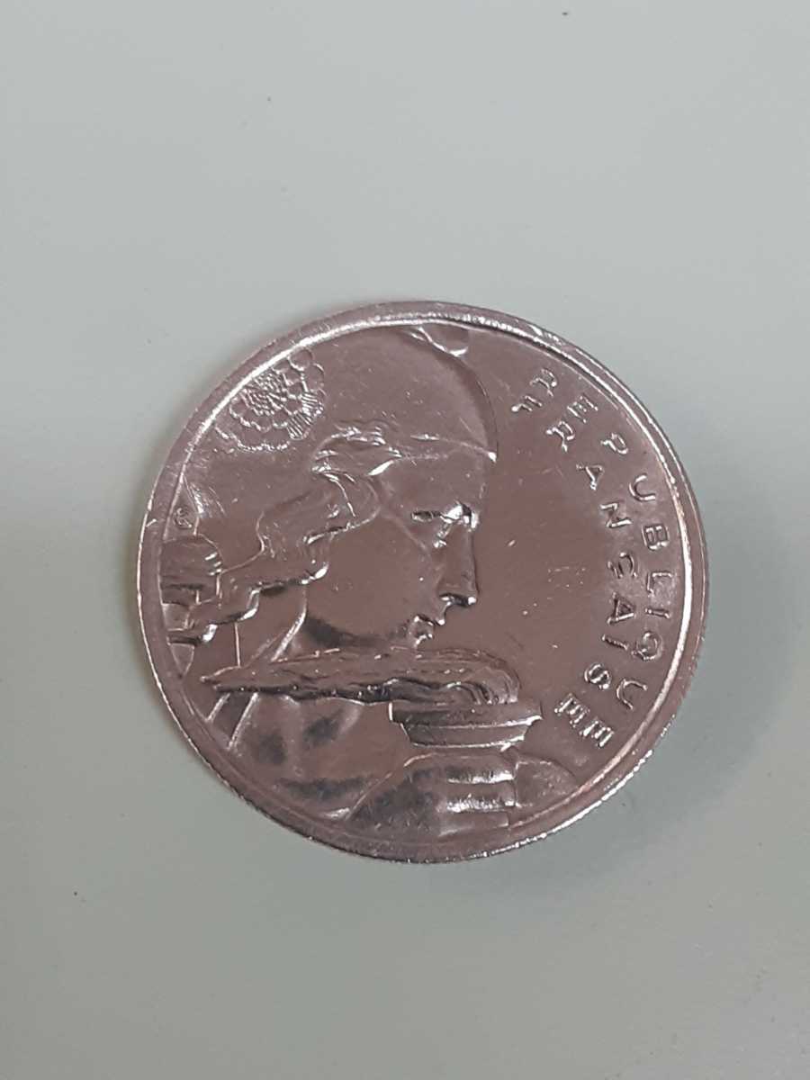 アンティークコイン　フランス　1955年 100フラン硬貨　ミントマークB F1122_画像5