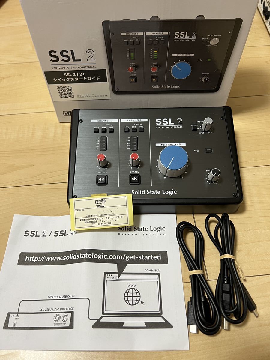 SSL 2 オーディオ インターフェース ソリッドステートロジック 4K USB