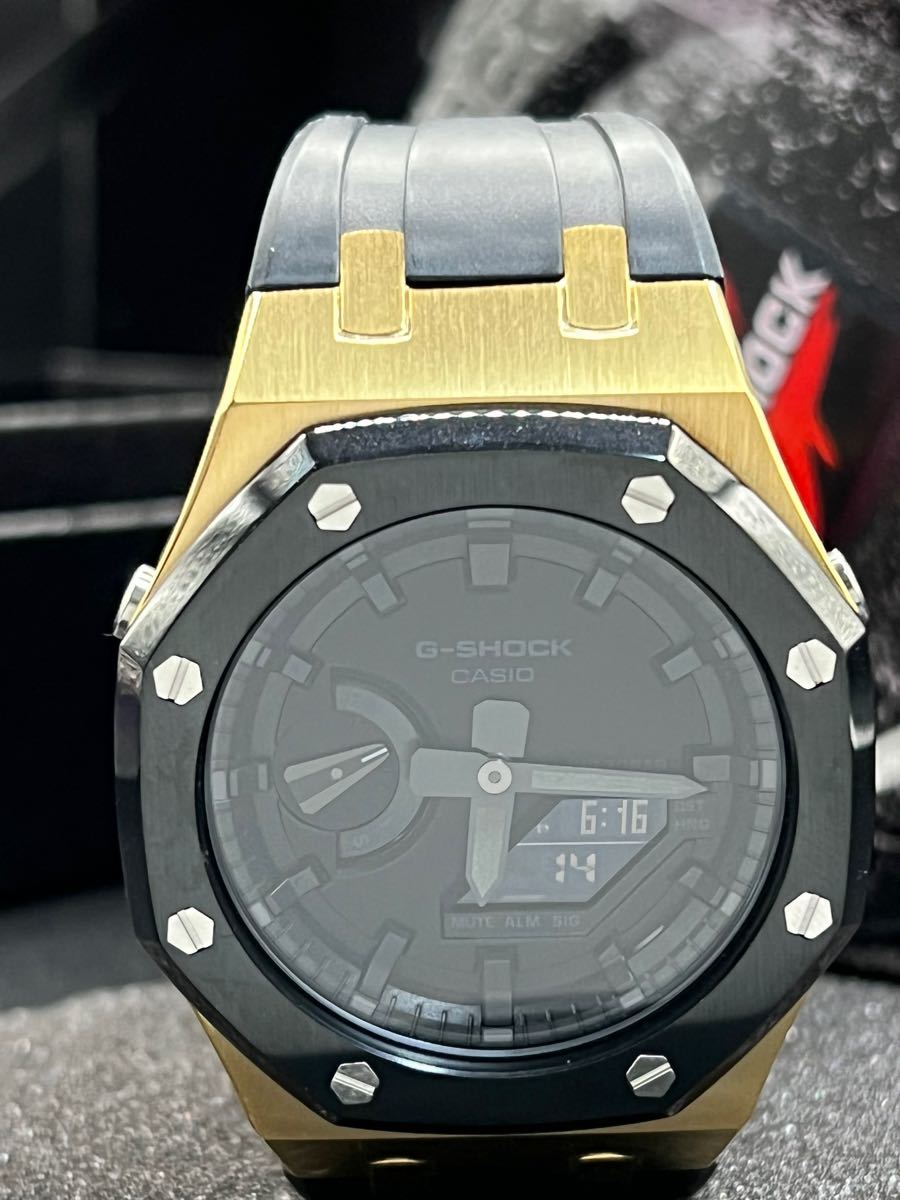 高い素材 GA-2100本体付き ラバーベルトセット カシオーク カシオーク