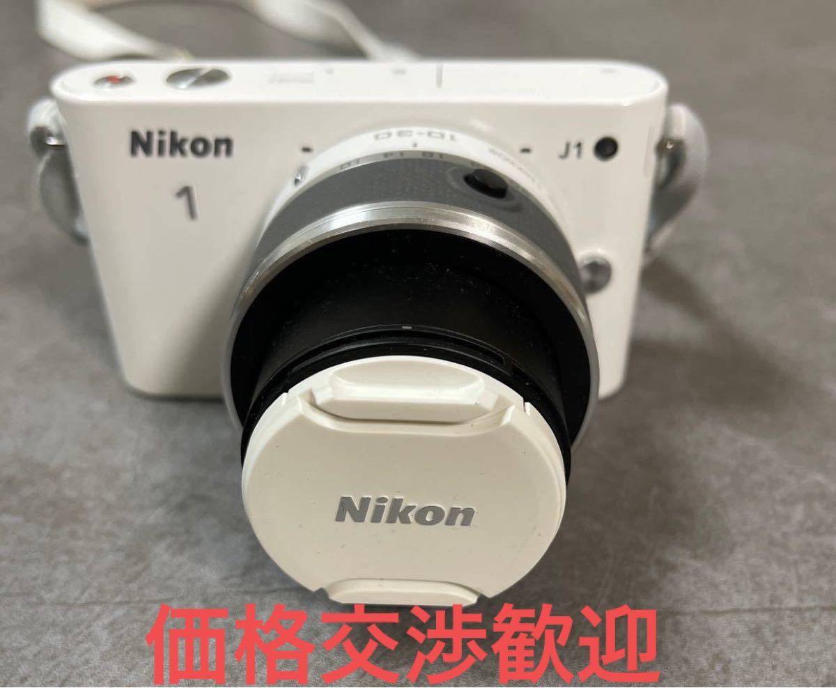 カメラ デジタルカメラ 配送日指定可 Nikon NIKON 1 J1 Wズームキット WHITE | www.jcityh.com