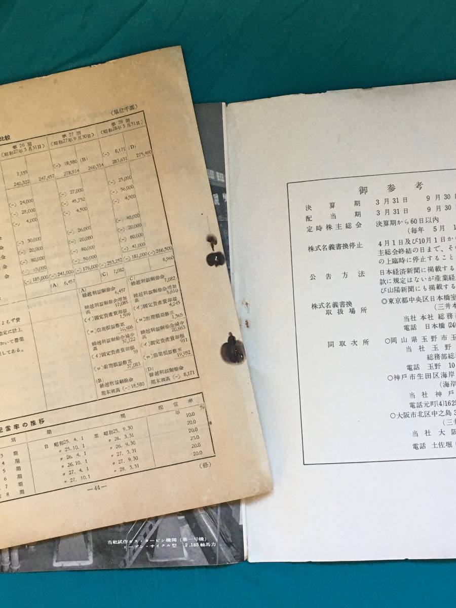 BO151イ●三井造船株式会社 新株式発行目論見書 昭和28年8月10日_画像7