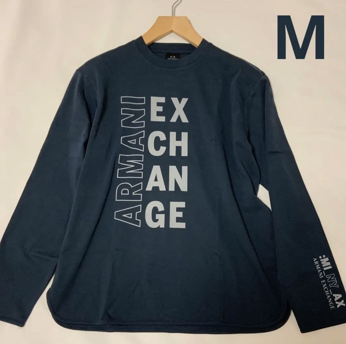 洗練されたデザイン ARMANI EXCHANGE スウェット　プルオーバー　M　6LZMHZ ZJXEZ_画像1