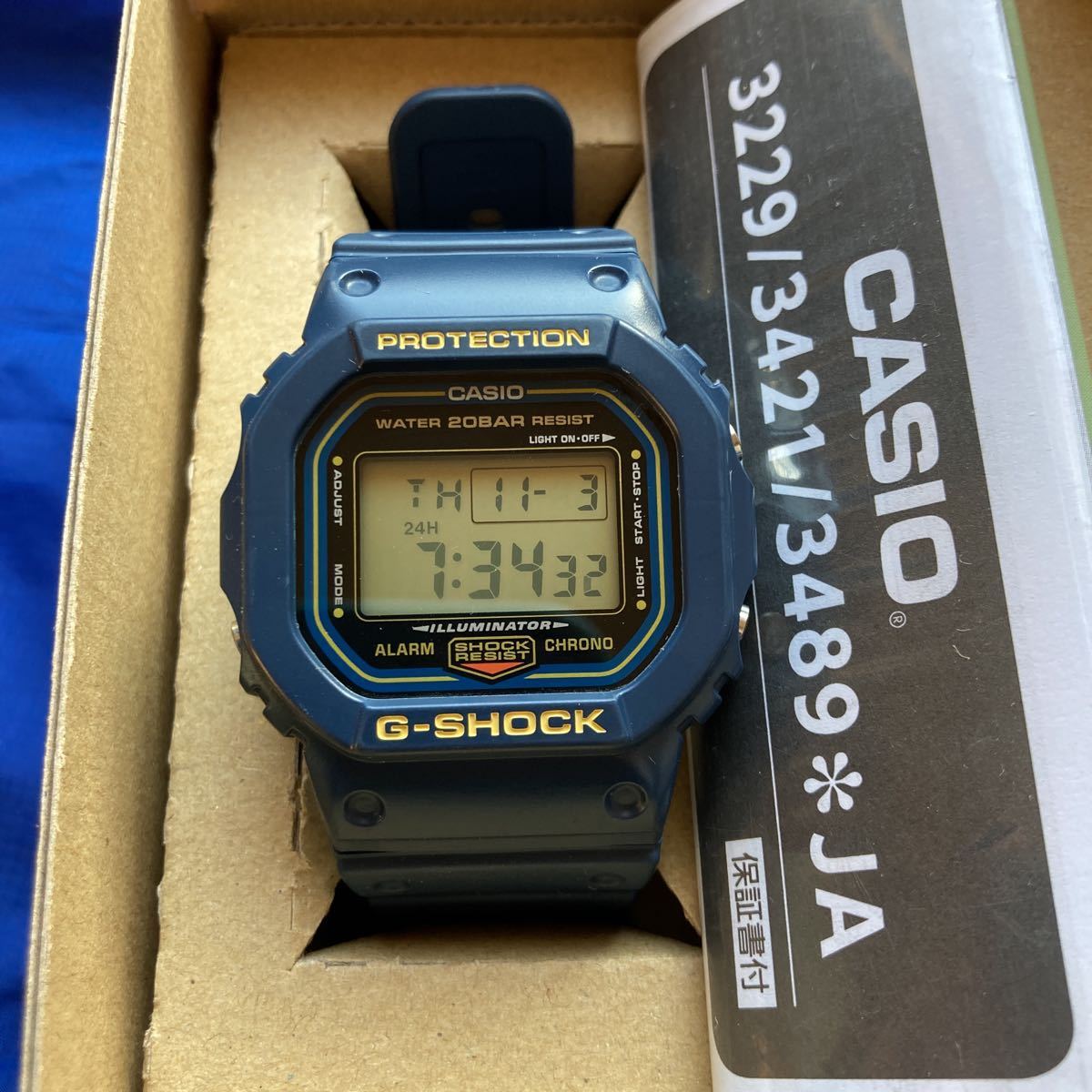 Yahoo!オークション - 即決有 限定 青スピード DW-5600 G-SHOCK Yahoo!オークション - 即決有 限定 青スピード DW-5600 G-SHOCK