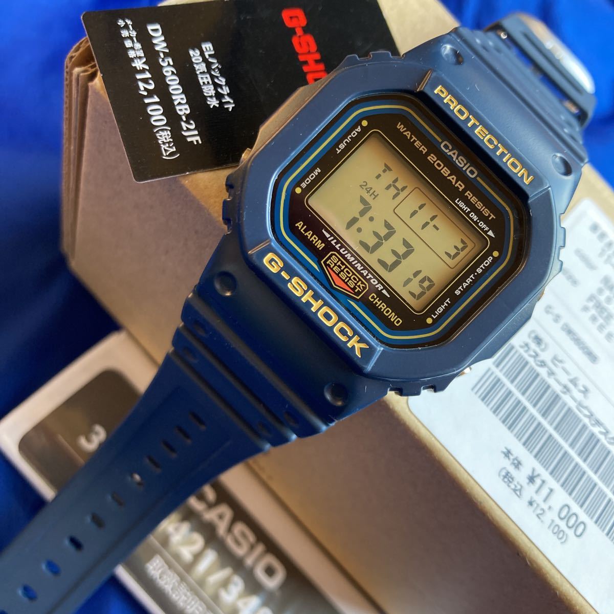 Yahoo!オークション - 即決有 限定 青スピード DW-5600 G-SHOCK Yahoo!オークション - 即決有 限定 青スピード DW-5600 G-SHOCK