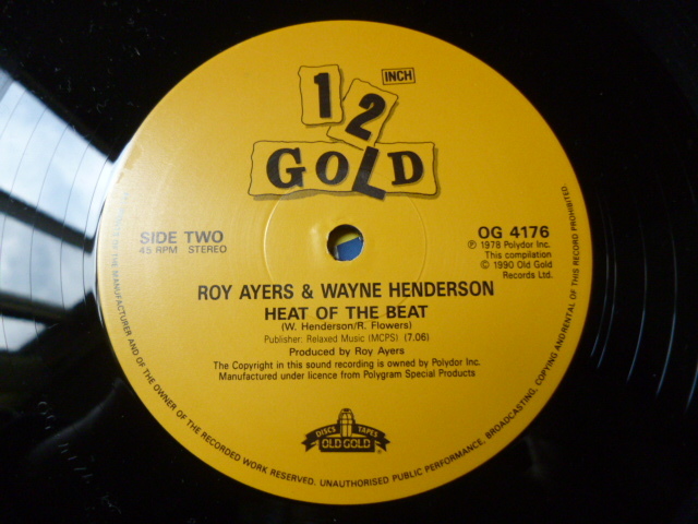 Roy Ayers / Get On Up, Get On Down ダンサブル 名曲 GARAGE DISCO 12 Roy Ayers & Wayne Henderson / Heat Of The Beat 収録 試聴の画像4