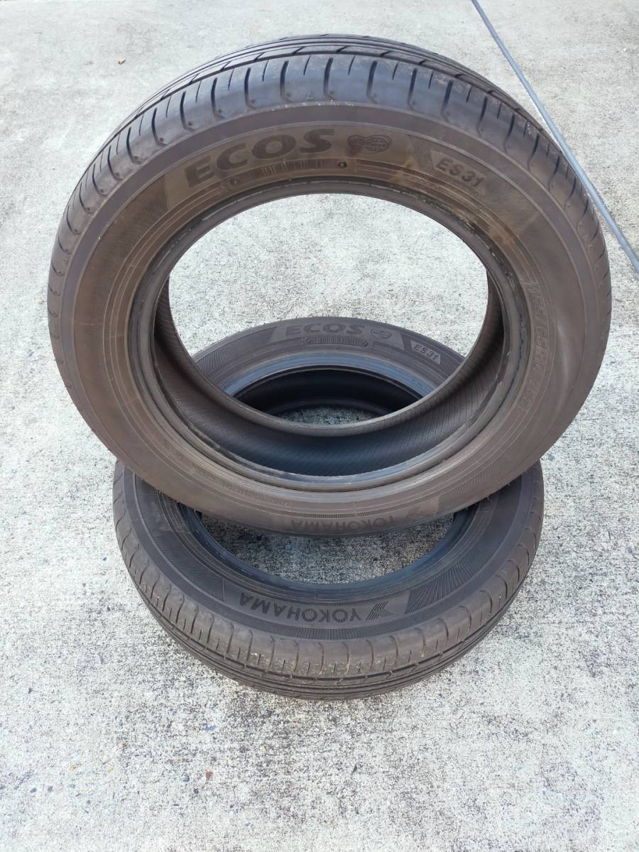 ヨコハマ エコス ES31 155/65/R14 2019年製 2本 ①(中古)のヤフオク ヨコハマ エコス ES31 155/65/R14 2019年製 2本 ①(中古)のヤフオク