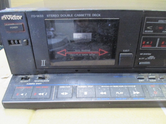 Victor ビクター TD-W33 ステレオ カセット_画像2