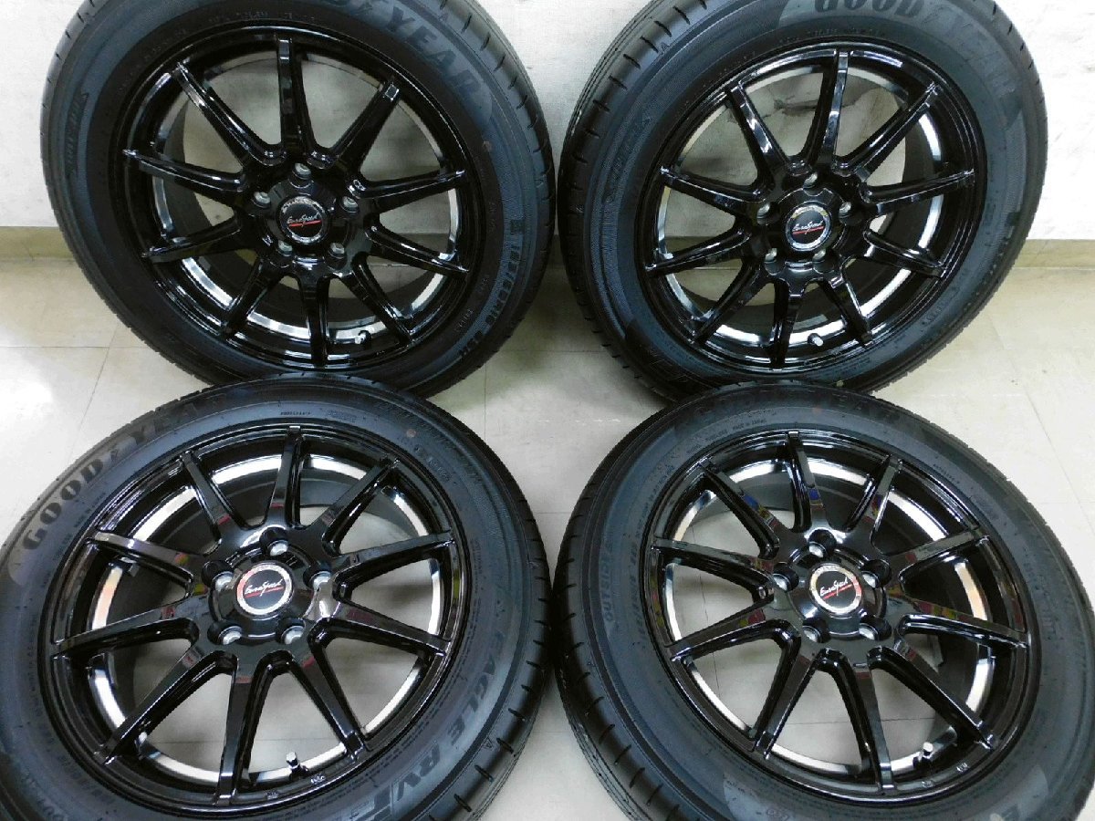 ニッサン セレナ C25系 HOT STUFF Gスピード G-06 メタリックブラック ヨコハマ ブルーアース AE01F 195/65R15 15インチ サマータイヤ ホイール セット 4本1台分 ニッサン セレナ C25系 HOT STUFF Gスピード G-06 メタリックブラック ヨコハマ ブルーアース AE01F 195/65R15 15インチ サマータイヤ ホイール セット 4本1台分
