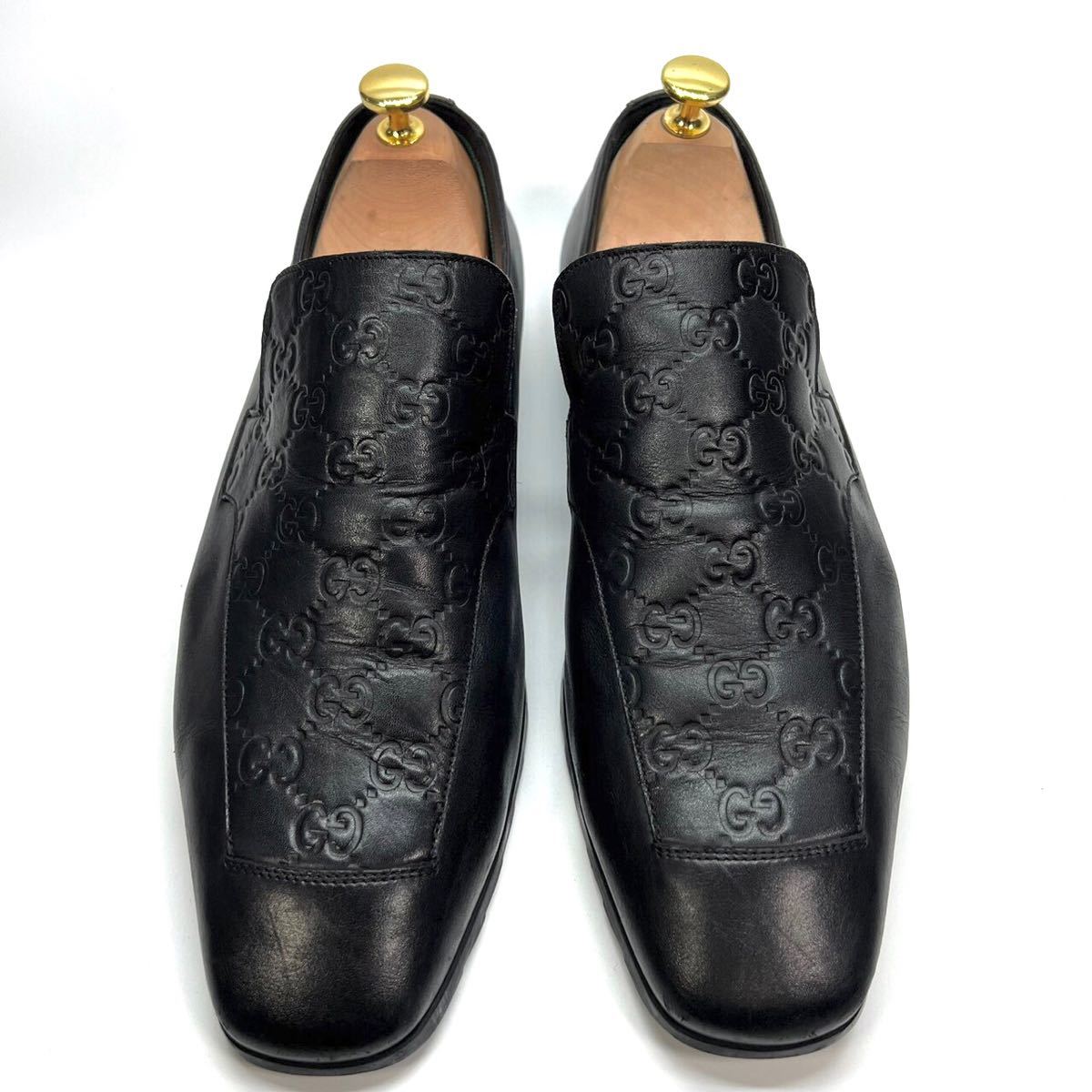 GUCCI グッチ 革靴 ローファー GG シェリーライン 42 27 0cm GUCCI グッチ 革靴 ローファー GG シェリーライン 42 27 0cm