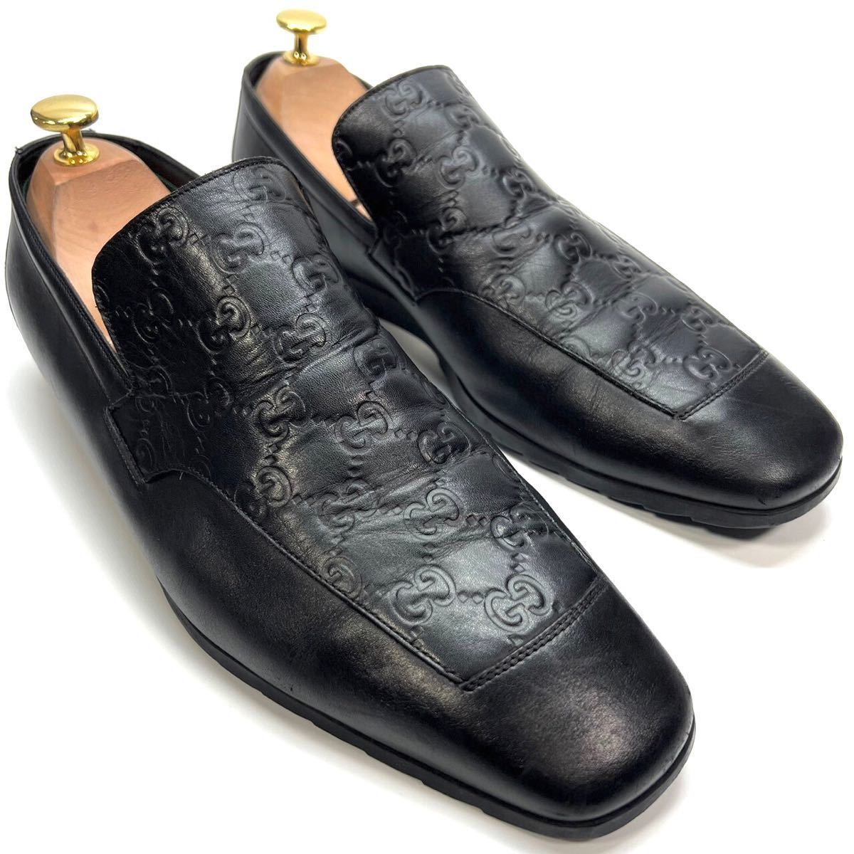 GUCCI グッチ 革靴 ローファー GG シェリーライン 42 27 0cm GUCCI グッチ 革靴 ローファー GG シェリーライン 42 27 0cm